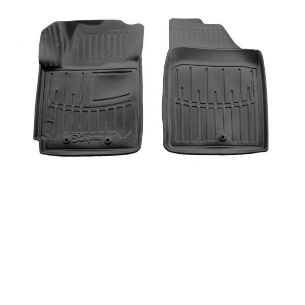 Купити Автоковрики Stingray Hyundai Hyundai i10 2008- 2 шт Чорние (5009392)