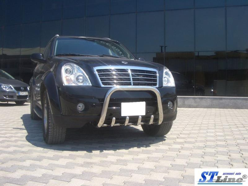 Купити Кенгурятник QT006 (нерж) для SsangYong Rexton I 2001-2017 рр