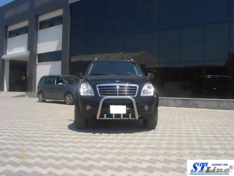 Купити Кенгурятник QT006 (нерж) для SsangYong Rexton I 2001-2017 рр