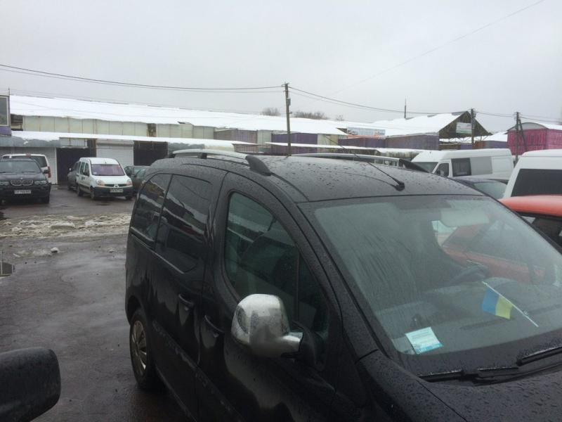 Купить Рейлинги ХРОМ Пластиковые ножки для Peugeot Partner Tepee 2008-2018 гг