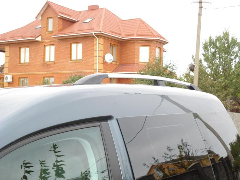 Купити Рейлінги Хром Стандартна, Металеві ніжки для Volkswagen Caddy 2004-2010 рр