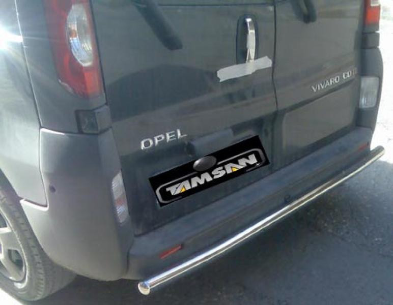 Купити Задній захист AK002 (нерж) для Renault Trafic 2001-2015 рр