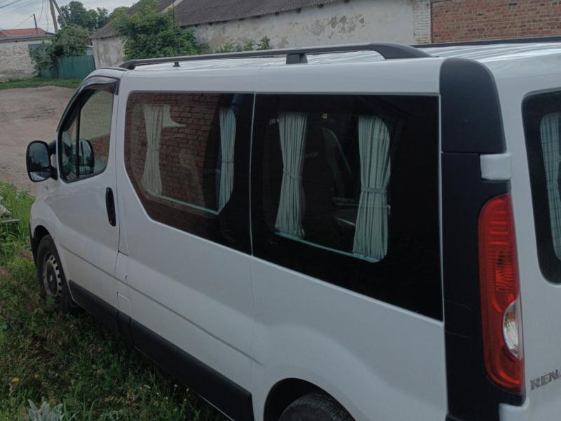 Купити Рейлінги Чорні Коротка, пластикові ніжки для Opel Vivaro 2001-2015 рр