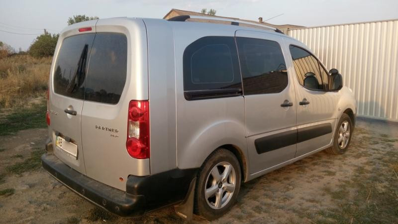 Купити Рейлінги ХРОМ Чавунні ніжки для Peugeot Partner Tepee 2008-2018 рр