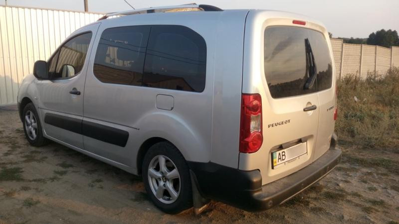 Купити Рейлінги ХРОМ Чавунні ніжки для Peugeot Partner Tepee 2008-2018 рр