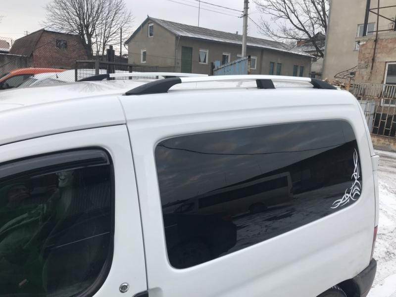 Купити Рейлінги ХРОМ Пластикові ніжки, установка на клей для Peugeot Partner 1996-2008 рр