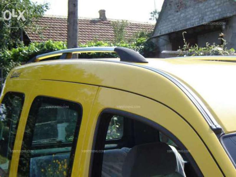 Купити Рейлінги Хром Стандартна база, Пластикові ніжки для Renault Kangoo 1998-2008 рр