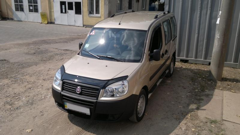Купити Рейлінги Хром Металеві ніжки для Fiat Doblo I 2001-2005 рр