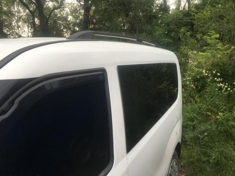 Купить Рейлинги Черные Короткая, Чугунные ножки для Opel Combo 2012-2018 гг