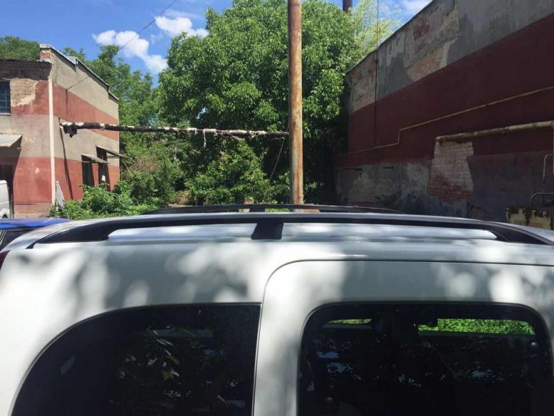 Купить Рейлинги черные Стандартная база, Металлические ножки для Mercedes Citan 2013- гг