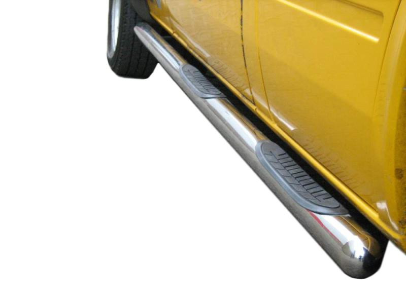 Купити Бічні труби (2 шт., нерж.) Середня база, d70 для Volkswagen LT 1995-2006 рр