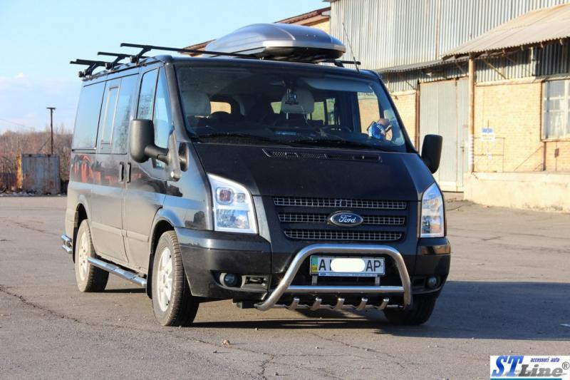 Купити Кенгурятник WT003 (2006-2014, нерж.) для Ford Transit рр