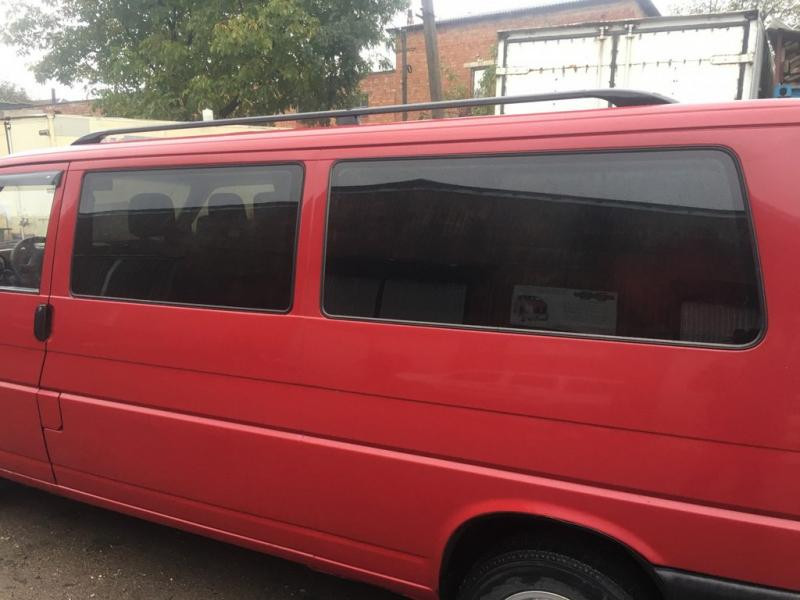 Купить Рейлинги Черные Длинная база, Пластиковые ножки для Volkswagen T4 Caravelle/Multivan