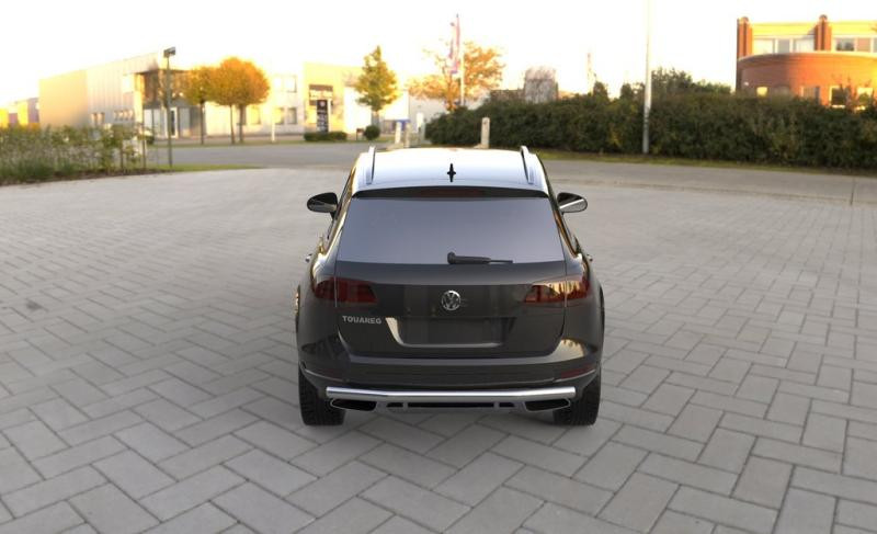 Купити Задня дуга (нерж) для Volkswagen Touareg 2010-2018 рр
