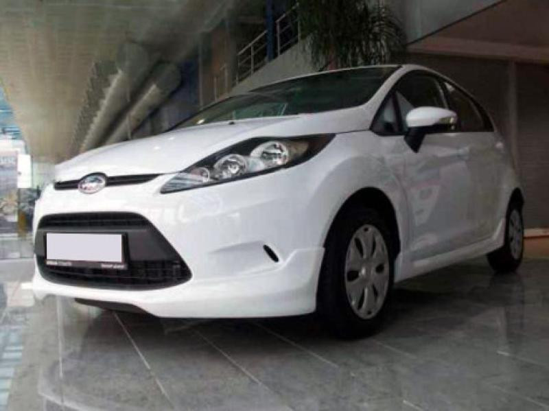 Купити Накладка на передній бампер 2008-2013 (під фарбування) для Ford Fiesta рр