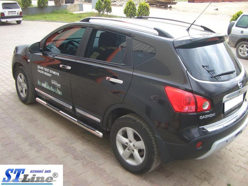 Купити Бічні труби (2 шт., нерж.) для Nissan Qashqai 2010-2014рр