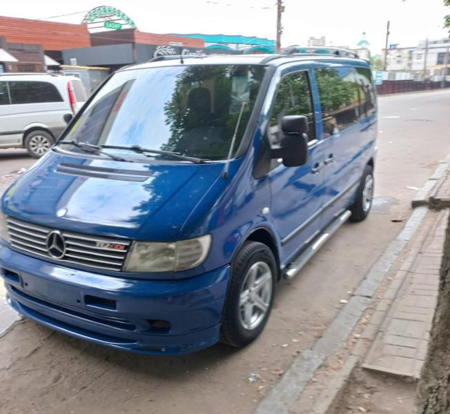 Купить Нижняя накладка на бампер Brabos Style (под покраску) для Mercedes Vito W638 1996-2003 гг