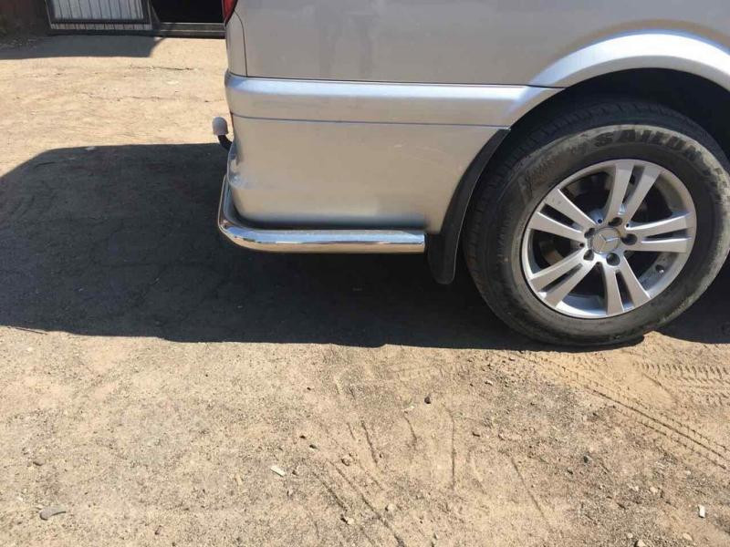 Купити Задні куточки AK003 (2 шт., нерж) Середня і довга база для Mercedes Vito W639 2004-2014 рр