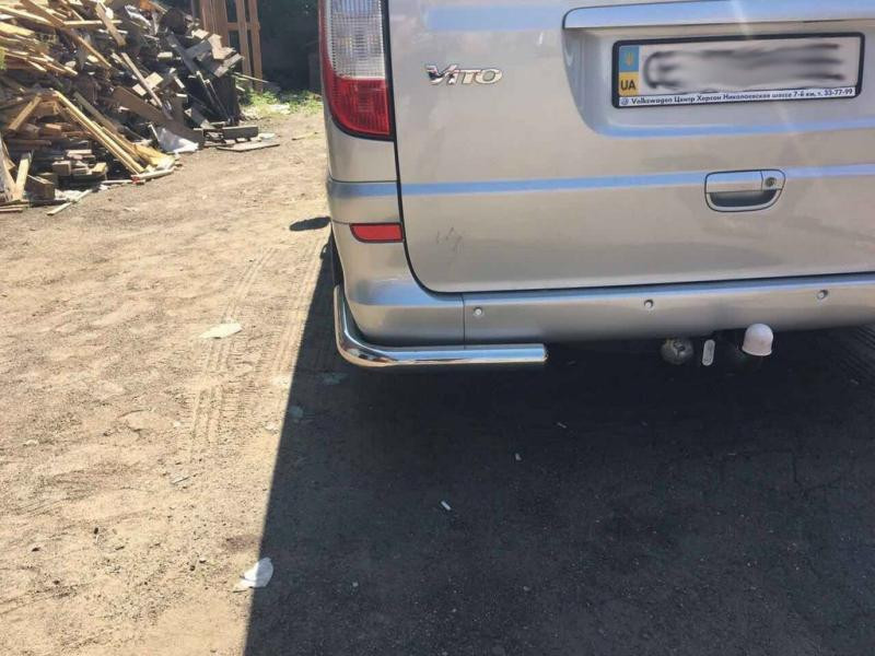 Купити Задні куточки AK003 (2 шт., нерж) Середня і довга база для Mercedes Vito W639 2004-2014 рр