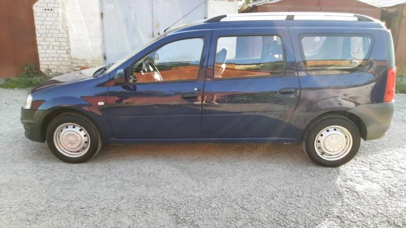 Купить Рейлинги Хром Чугунные ножки для Renault Logan MCV 2005-2013 гг