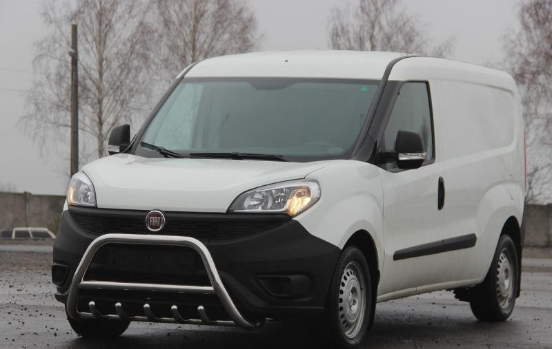 Купити Кенгурятник WT003 (нерж.) 60 мм для Fiat Doblo II 2010-2022 рр