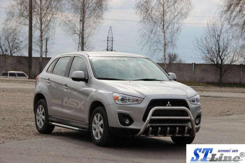 Купити Кенгурятник WT003 (нерж.) для Mitsubishi ASX 2010-2023 рр