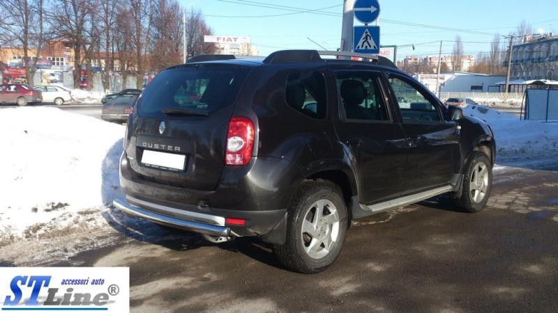 Купити Задня дуга пряма (нерж.) для Renault Duster 2008-2017 рр