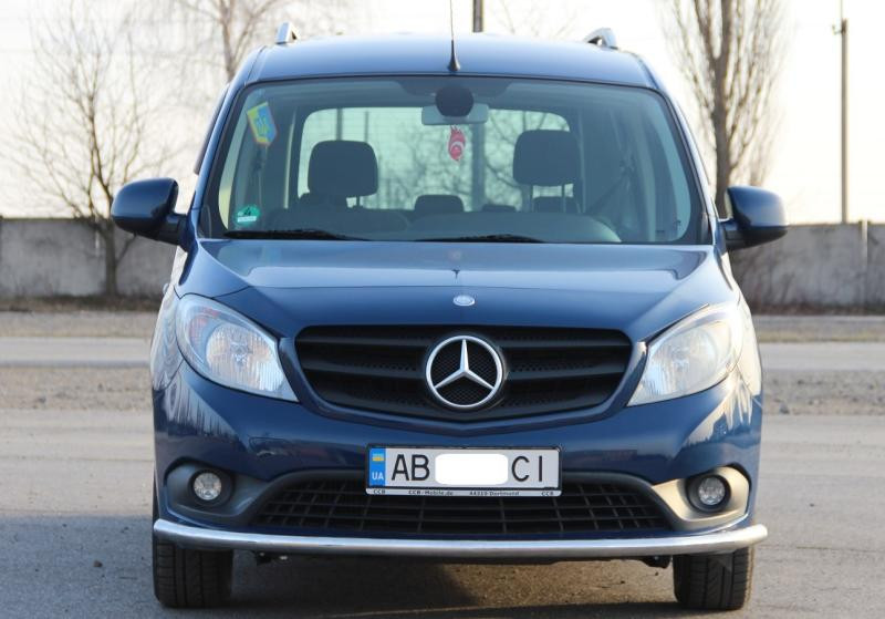 Купити Передній захист ST008 (нерж.) для Mercedes Citan 2013-2021 рр