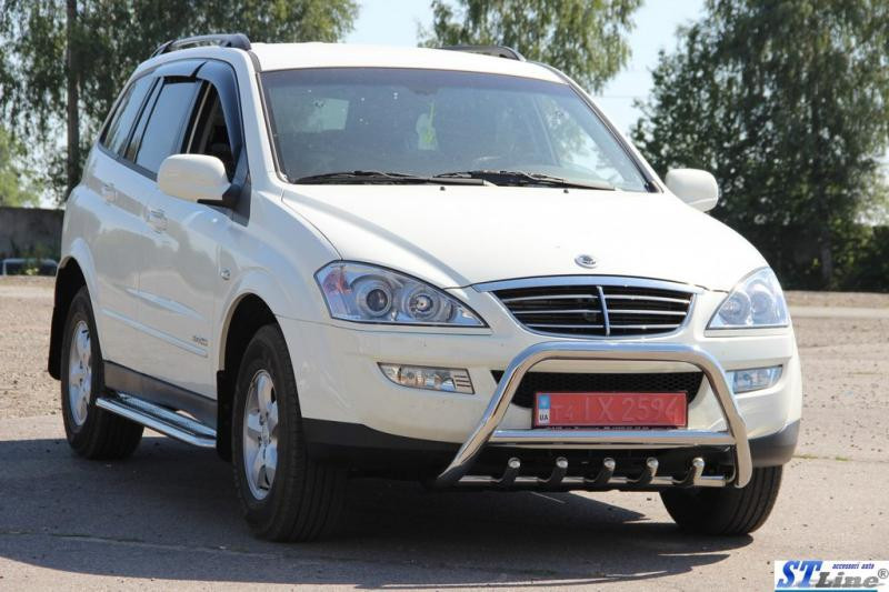 Купити Кенгурятник WT003 (нерж) для SsangYong Kyron 2005-2014 рр