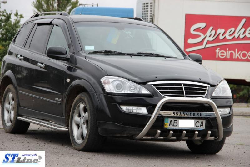 Купити Кенгурятник WT003 (нерж) для SsangYong Kyron 2005-2014 рр