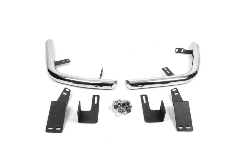 Купить Задние уголки AK003 (2 шт, нерж) для Toyota Land Cruiser Prado 120