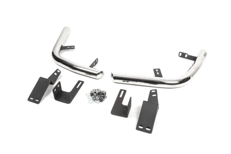 Купить Задние уголки AK003 (2 шт, нерж) для Toyota Land Cruiser Prado 120