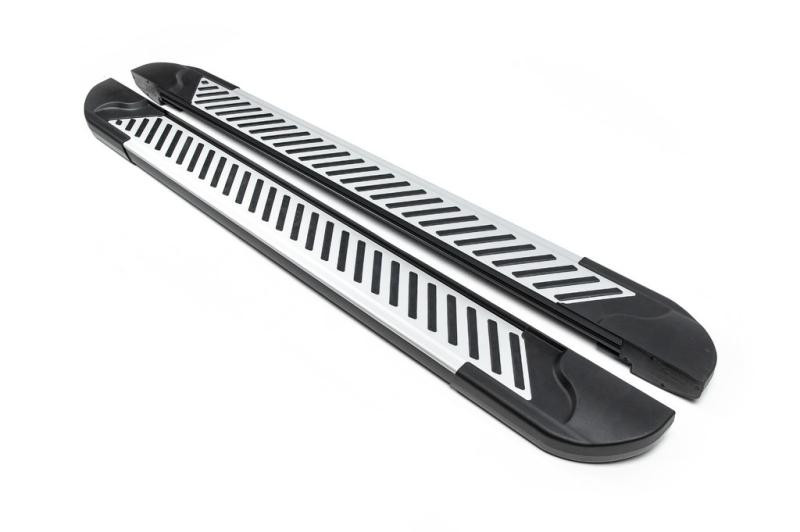 Купить Боковые пороги Line (2 шт, алюм) для Volkswagen Amarok 2010-2022 гг