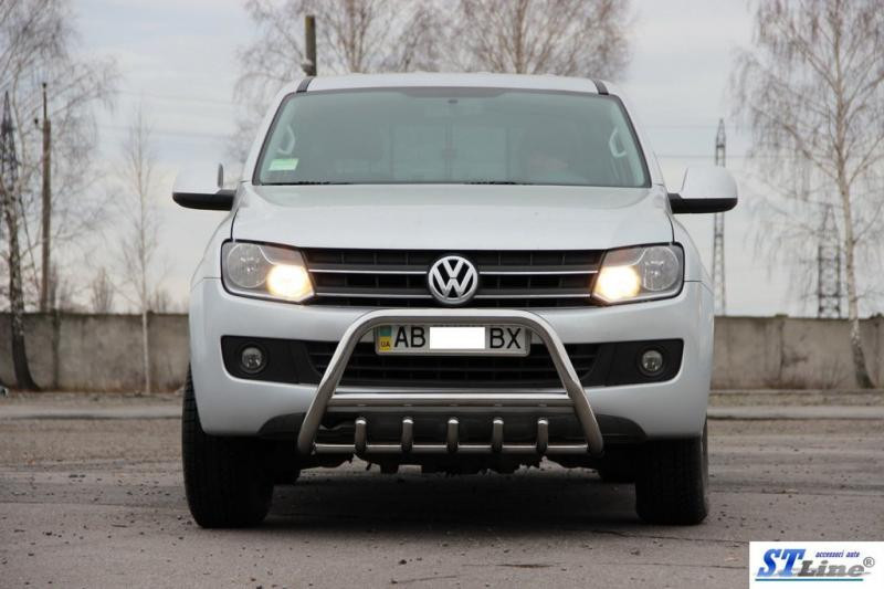 Купити Кенгурятник WT003 (нерж) для Volkswagen Amarok 2010-2022 рр