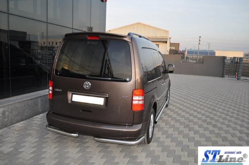 Купити Задні куточки AK003 (2 шт., нерж) для Volkswagen Caddy 2004-2010 рр