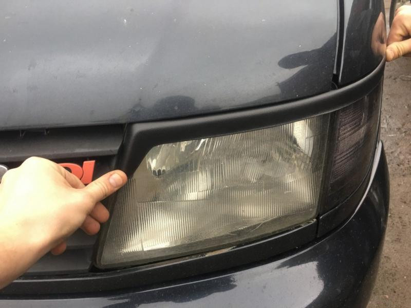 Купить Реснички (черные) Черный глянец для Mercedes Vito W638 1996-2003 гг