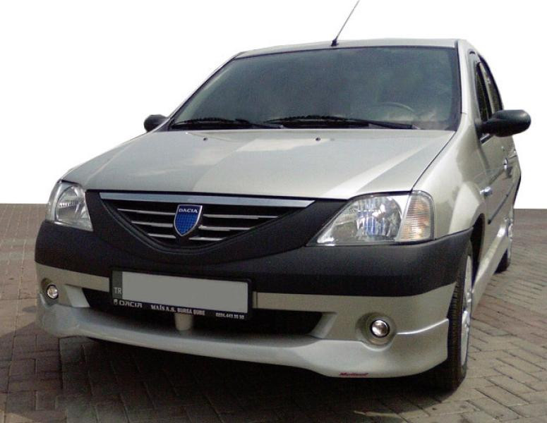 Купить Передний бампер (накладка, под покраску) для Renault Logan I 2005-2008 гг