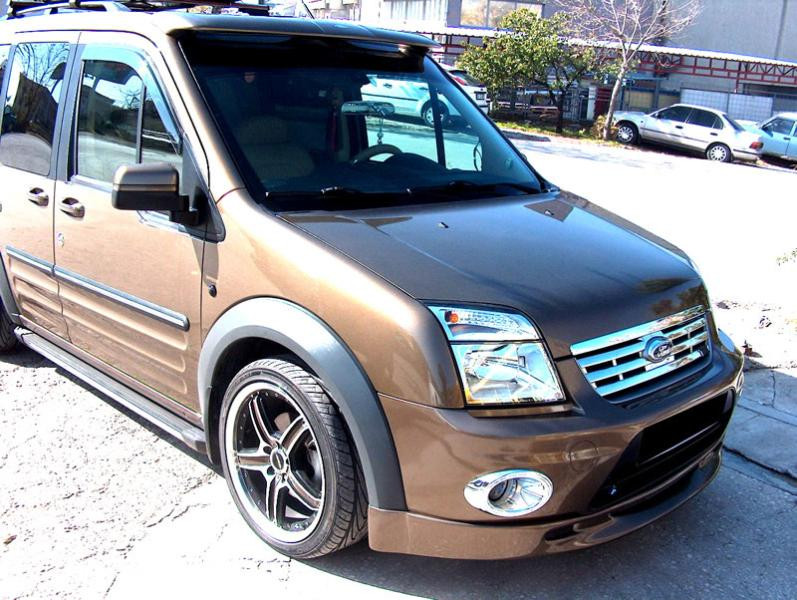 Купить Передняя нижняя юбка (под покраску) для Ford Connect 2010-2013 гг