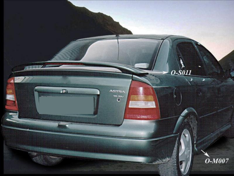 Купити Спойлер Sedan (під фарбування) для Opel Astra G classic 1998-2012 рр