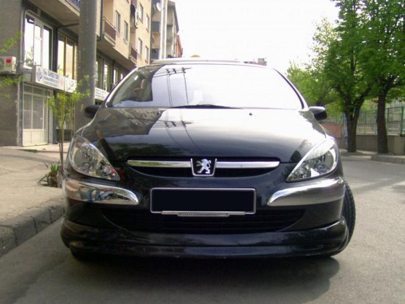 Купить Передняя нижняя юбка (под покраску) для Peugeot 307