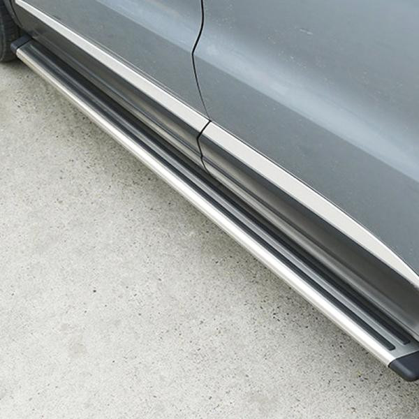 Купить Боковые пороги оригинал V1 (2 шт, алюм) для Volkswagen Tiguan 2007-2016 гг