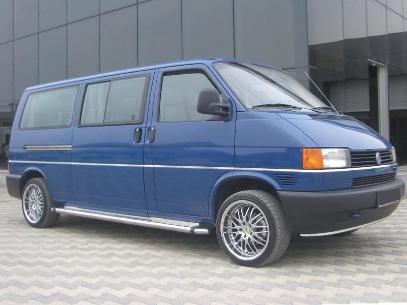 Купити Бокові пороги KB002 d60мм (2 шт., нерж) для Volkswagen T4 Caravelle/Multivan