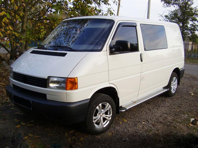 Купити Бокові пороги KB002 d60мм (2 шт., нерж) для Volkswagen T4 Caravelle/Multivan