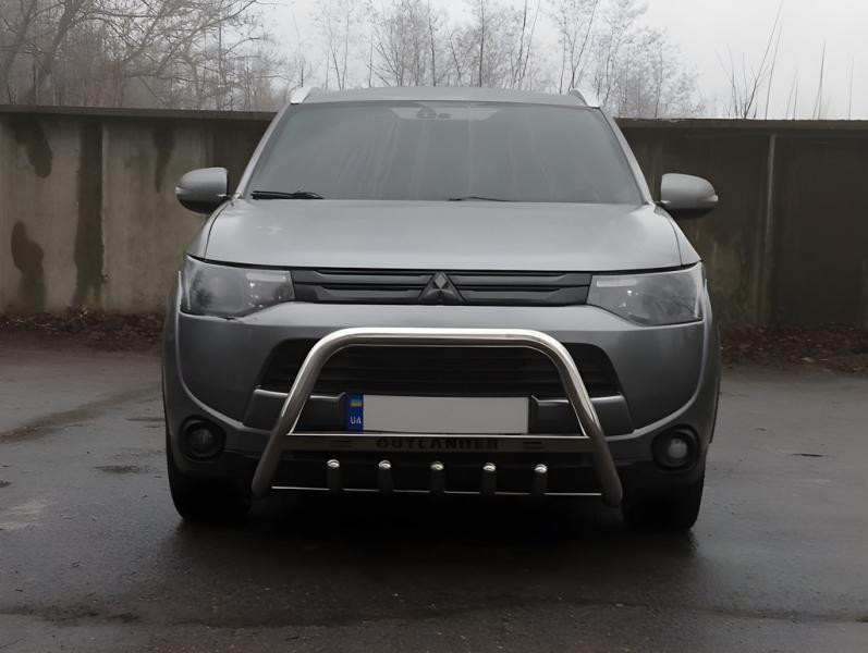 Купить Кенгурятник WT004 (нерж.) для Mitsubishi Outlander 2012-2021 гг