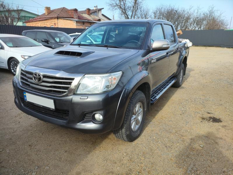Купить Боковые пороги Sunrise (2 шт., алюминий) для Toyota Hilux 2006-2015 гг