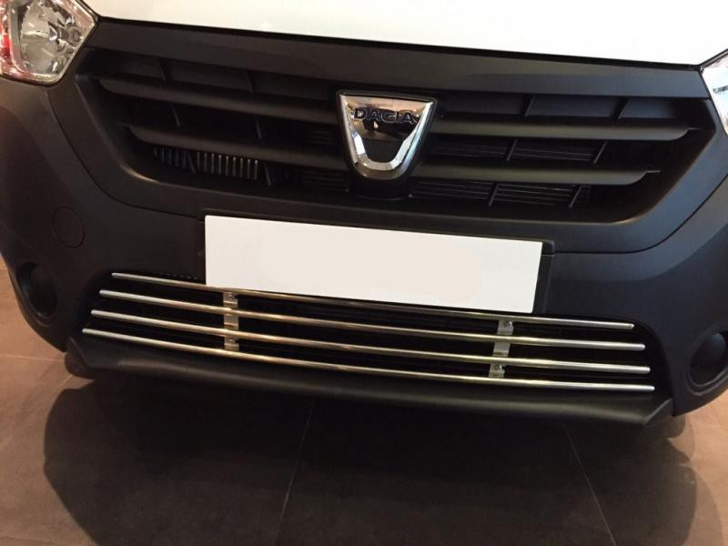 Купить Решетка в бампер (нерж) для Renault Dokker 2013-2022 гг