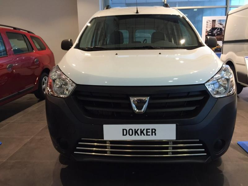 Купить Решетка в бампер (нерж) для Renault Dokker 2013-2022 гг