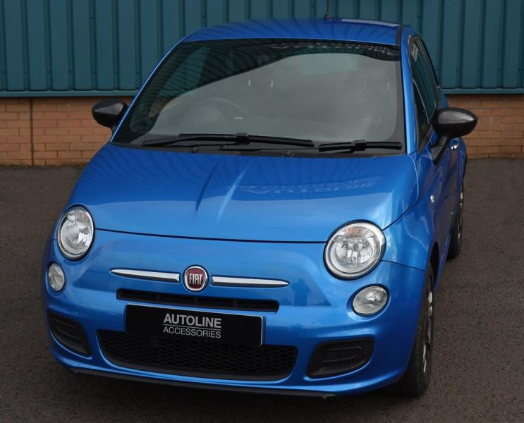 Купити Накладки на дзеркала 2007-2015 (2 шт., натуральний карбон) для Fiat 500/500L