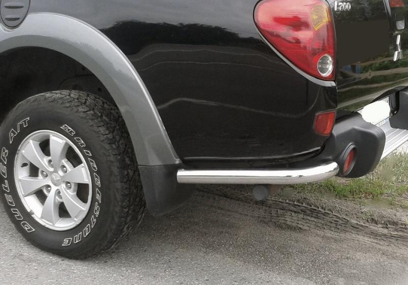 Купити Задні кути AK003 (2 шт., нерж) для Mitsubishi L200 2006-2015 рр