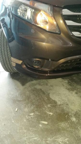 Купить Тюнинг обвес на передний бампер (под покраску) для Mercedes Vito/V-class W447 2014- гг